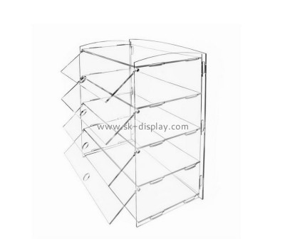 Acrylic supplier customize plexiglass 5 tiers display cabinet DBS-1158