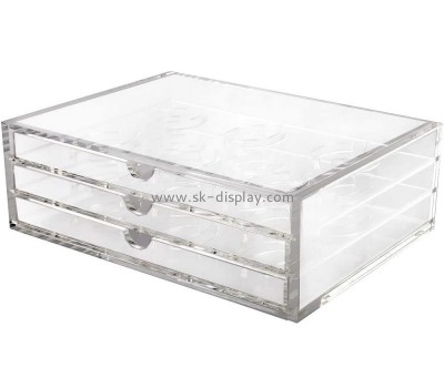 Acrylic factory customize plexiglass organizer drawer box DBS-1159