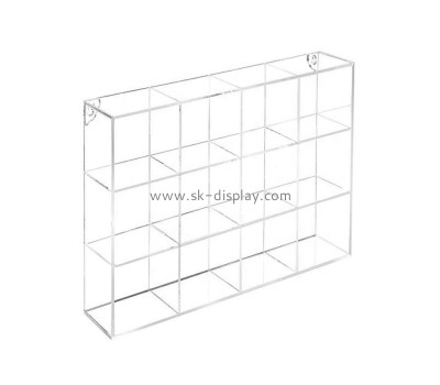 Plexiglass factory customize acrylic multi compartment display case DBS-1162