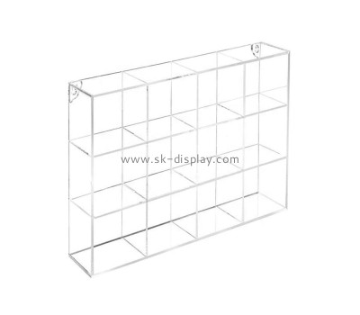 Plexiglass factory customize acrylic multi compartment display case DBS-1162