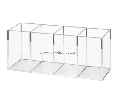 Acrylic manufacturer customize lucite makeup brush holder DBS-1165