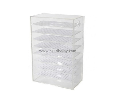 Lucite factory customize acrylic display cabinet DBS-1171