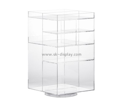 Acrylic manufacturer customize plexiglass rotating acrylic showcase DBS-1173