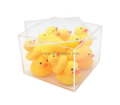 Plexiglass supplier customize acrylic toys organiser box DBS-1177