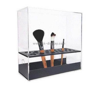 Acrylic factory customize plexiglass brushes display case DBS-1182