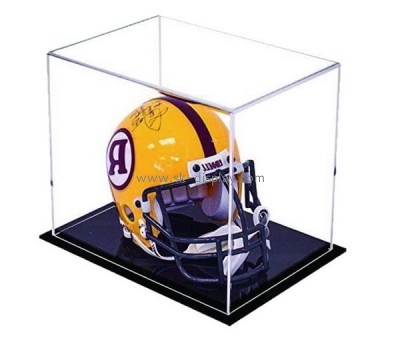Plexiglass supplier customize acrylic helmet display case DBS-1187