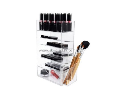 Acrylic supplier customize perspex cosmetic organizer box DBS-1215