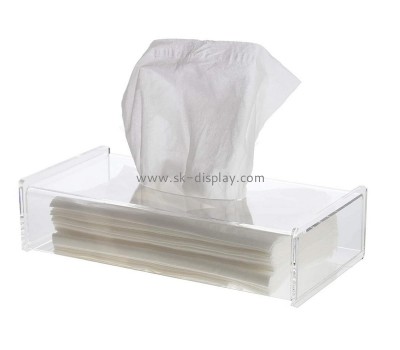 Plexiglass supplier customize acrylic tissue box DBS-1217