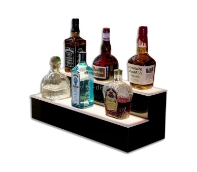 Plexiglass factory customize acrylic lighted display stand for wine bottle KLD-007