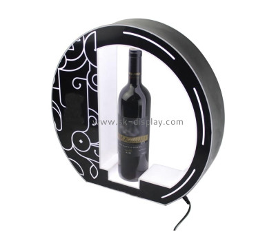 Plexiglass supplier customize acrylic LED light liquor display stand KLD-013