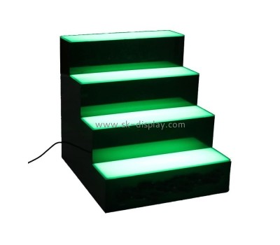 Plexiglass manufacturer customize acrylic LED lighted alcohol stand KLD-016