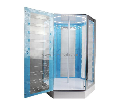 Acrylic manufacturer customize plexiglass LED lit display cabinet KLD-022