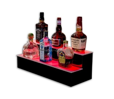 Acrylic manufacturer custom plexiglass liquor bottle display stand KLD-025
