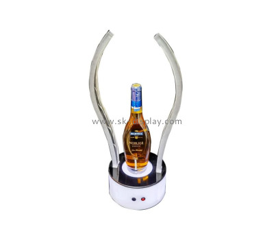 Acrylic manufacturer custom luminous led bar ktv bartender bottle display stand KLD-040