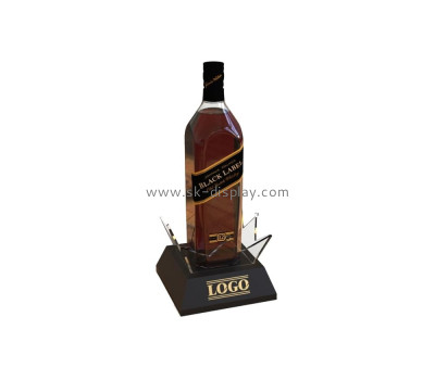 Plexiglass manufacturer custom acrylic lighting display box LED display base wine display stand KLD-039