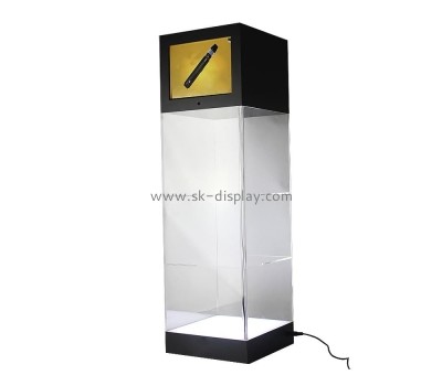 Custom acrylic tall display cabinet with lights LDD-030