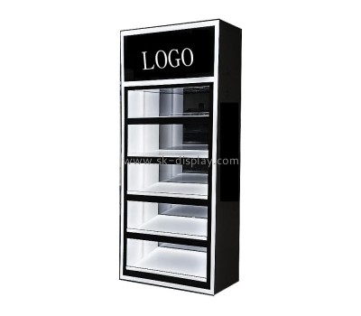 Custom acrylic lighted cabinet display LDD-037