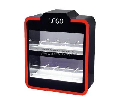 Custom plexiglass lighted display cabinet LDD-043