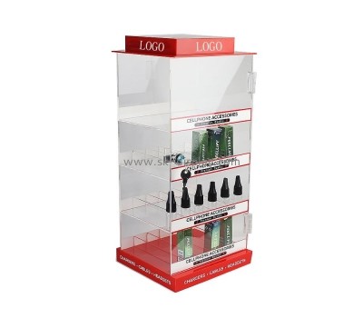 Custom plexiglass lit display cabinet LDD-046