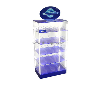 Custom plexiglass lighted curio cabinet LDD-048