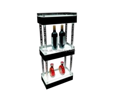 Acrylic manufacturer custom wine bottle led light box frame LDD-057