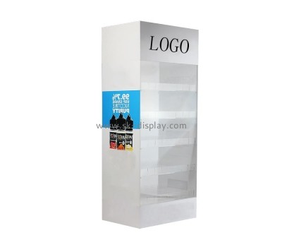 Acrylic supplier customized white display cabinet with lights LDD-061