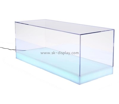 Acrylic supplier customized light display case LDD-063