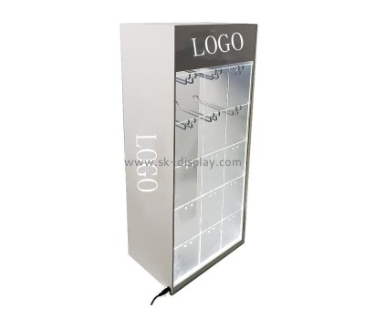 Acrylic manufacturer customized perspex lighted display cabinet LDD-074