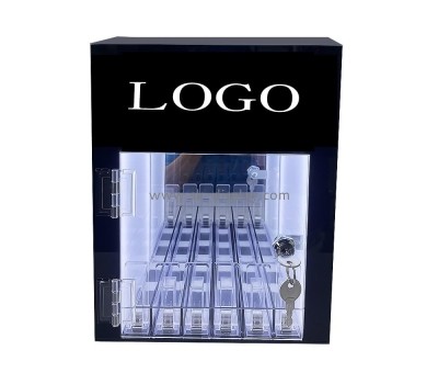 Plexiglass manufacturer customized perspex curio cabinet lighting LDD-076