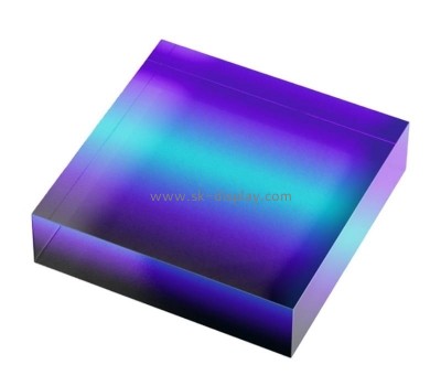 Plexiglass manufacturer customized acrylic UV printing block AB-216