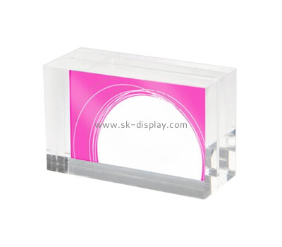 Acrylic supplier customized plexiglass UV printing block sign AB-220