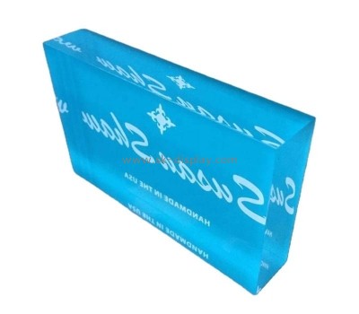 Acrylic factory cusotmized plexiglass UV printing block AB-222