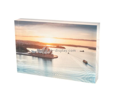 Custom lucite UV printing photo block AB-236