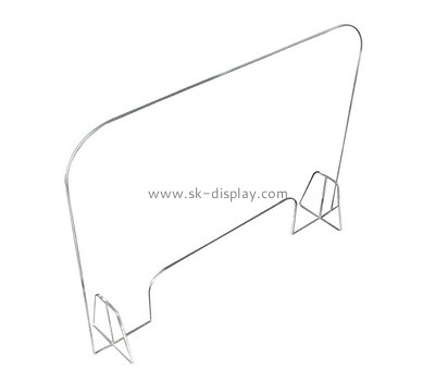 Customized plexiglass shield barrier for coughing sneezing droplets ASG-010