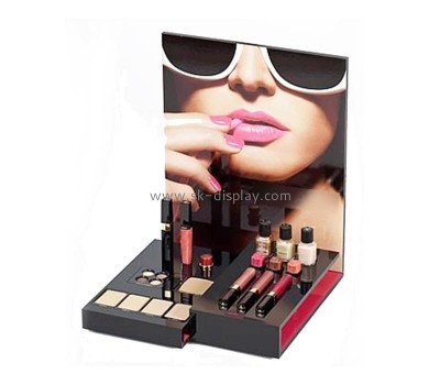 OEM custom acrylic lipstick display riser perspex lipgloss display stand CO-729