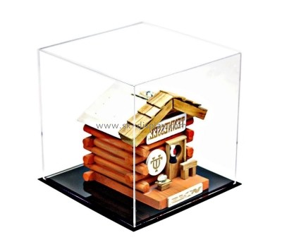 OEM supplier customized acrylic model house showcase plexiglass toy display case DBS-1237