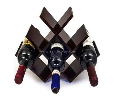 OEM supplier customized acrylic wine rack perspex bottle holder WD-178
