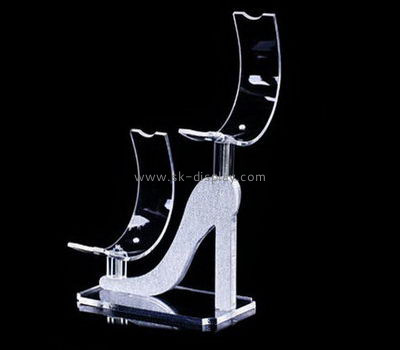 OEM supplier customized retail acrylic shoe display rack SSD-040