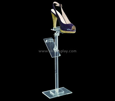 OEM supplier customized retail acrylic shoe display rack SSD-043