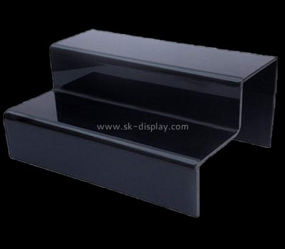 Two tiers black perspex shoes display stands SSD-033