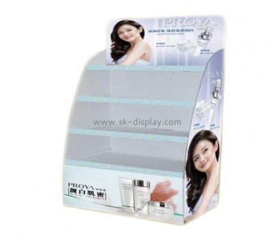 Cosmetics retails display counter made by cardboard CDS-010