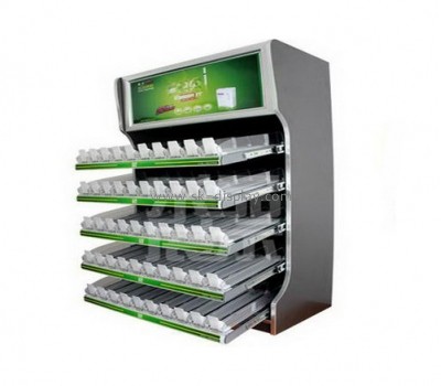 retail cigarette shelves pusher system standing cigarette sale racks CIG-013