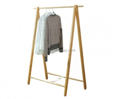 folding solid wood garment display stands GMD-005
