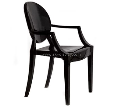 Black acrylic ghost chairs for modern bar AFS-017