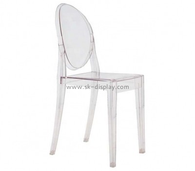 Clear perspex modern ghost chair for meeting room AFS-024