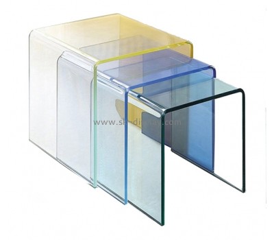 Transparent acrylic modern coffee table with different size AFS-040