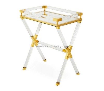 OEM supplier customized acrylic side tray table AFS-045
