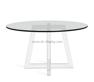 OEM supplier customized round acrylic table AFS-046