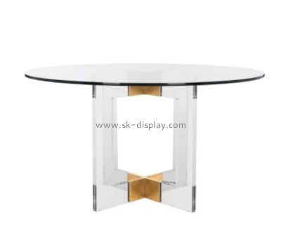 OEM supplier customized plexiglass round table AFS-047