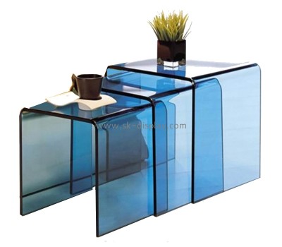 OEM supplier customized plexiglass coffee table acrylic furniture AFS-052